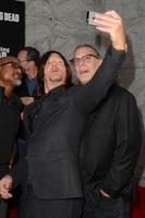 LOS ANGELES, OCT 23 - Norman Reedus, Gregory Nicotero at the AMC s Special Edition of Talking Dead at Hollywood Forever Cemetary on October 23, 2016 in Los Angeles, CA photo