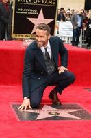 LOS ANGELES, DEC 15 - Ryan Reynolds at the Ryan Reynolds Hollywood Walk of Fame Star Ceremony at the Hollywood and Highland on December 15, 2016 in Los Angeles, CA photo