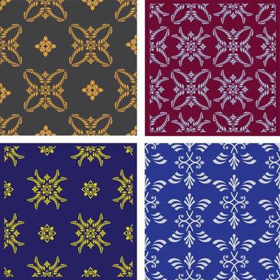 Vector. Seamless East Asiatic pattern.