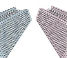 edificios vectoriales sobre un fondo blanco vector