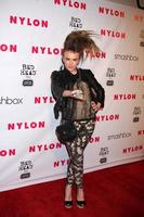 los angeles, 10 de abril - tallia storm llega a la celebración del 13 aniversario de la revista nylon en smashbox el 10 de abril de 2012 en los angeles, ca foto