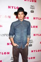 LOS ANGELES, APR 10 - Tyler Blackburn arrives at the NYLON Magazine 13th Anniversary Celebration at Smashbox on April 10, 2012 in Los Angeles, CA photo