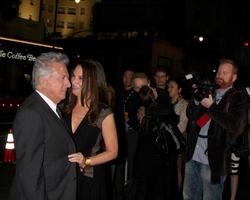 LOS ANGELES, JAN 25 - Dustin Hoffman, Lisa Hoffman, press arrives at the Luck Los Angeles Premiere of HBO Series at Graumans Chinese Theater on January 25, 2012 in Los Angeles, CA photo