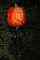 LOS ANGELES, OCT 4 - Phillip Seymour Hoffman Carved Pumpkin at the RISE of the Jack O Lanterns at Descanso Gardens on October 4, 2014 in La Canada Flintridge, CA photo
