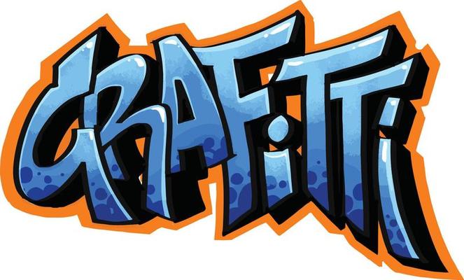 Grafitti lettering vector