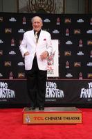 los angeles, sep 8 - mel brooks en la ceremonia de impresión de manos y pies de mel brooks en el teatro chino tcl el 8 de septiembre de 2014 en los angeles, ca foto