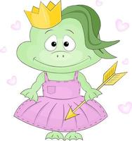 frog princess with a crown
