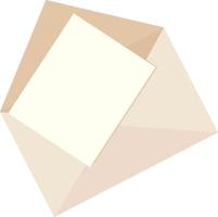 message in an envelope vector