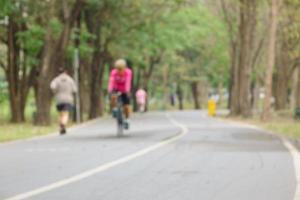 Blurred park,natural background photo