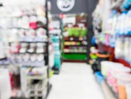 Abstract background of shopping mall, shallow depth of focus. photo