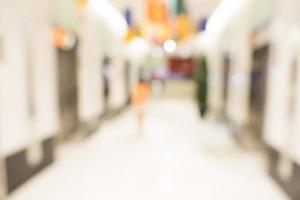 Abstract background of shopping mall, shallow depth of focus. photo