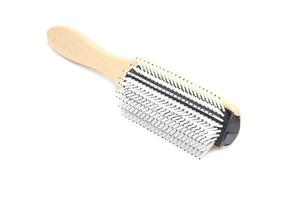 Hair combs on a white background photo