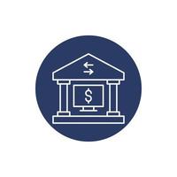Money Lending And Borrowing Icon vector
