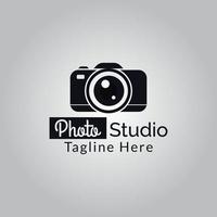 Photo studio logo graphic design vector illustration