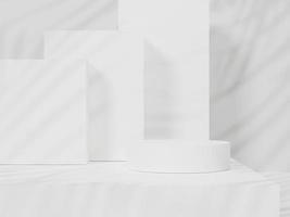 3d rendering Minimal product display on neutral background. podium. Concept scene stage showcase for new product, promotion sale, banner, presentation, cosmetic photo