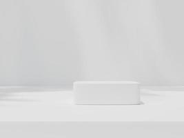 3d rendering Minimal product display on neutral background. podium. Concept scene stage showcase for new product, promotion sale, banner, presentation, cosmetic photo