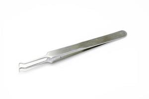 Blackhead forceps remover isolate on white background and make with path. photo