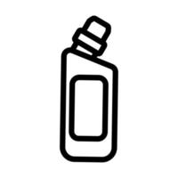 liquid powder icon vector. Isolated contour symbol illustration vector