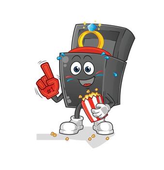 vector de caja de anillo negro