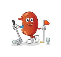 kidney mascot vector