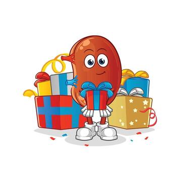 riñón humano vector