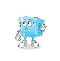 ice cube character vector