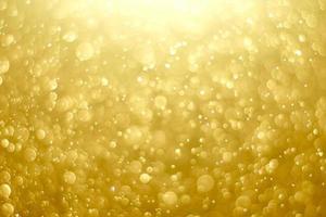 Golden Bokeh Abstract Background For Happy Festival photo