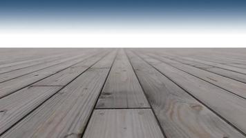 A 3d rendering image of wooden floor photo