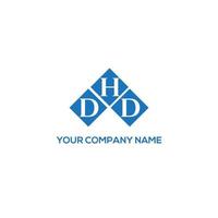 DHD creative initials letter logo concept. DHD letter design.DHD letter logo design on WHITE background. DHD creative initials letter logo concept. DHD letter design. vector