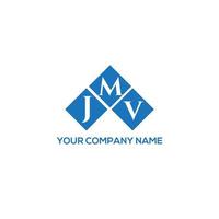 diseño del logotipo de la letra jmv sobre fondo blanco. concepto de logotipo de letra de iniciales creativas jmv. diseño de letras jmv. vector