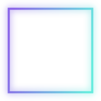 square gradient outline element png