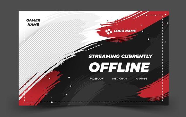 landscape social media banner template