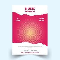 music festival poster EPS vector