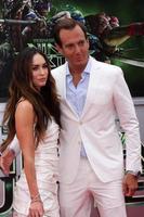 LOS ANGELES, AUG 3 - Megan Fox, Will Arnett at the Teenage Mutant Ninja Turtles Premiere at the Village Theater on August 3, 2014 in Westwood, CA photo