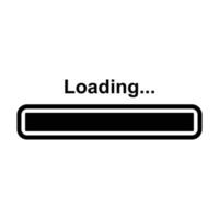 loading bar icon vector design template