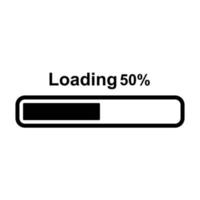 loading bar icon vector design template