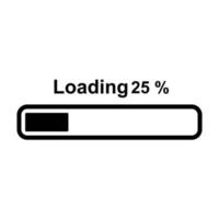 loading bar icon vector design template