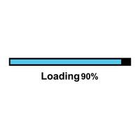 loading bar icon vector design template