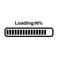 loading bar icon vector design template