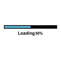 loading bar icon vector design template