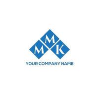 MMK letter logo design on WHITE background. MMK creative initials letter logo concept. MMK letter design. vector