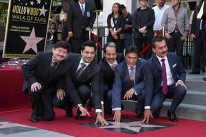 LOS ANGELES, AUG 21 - Los Tigres Del Norte at the Los Tigres Del Norte Honored On The Hollywood Walk Of Fame at Live Nation Building on August 21, 2014 in Los Angeles, CA photo