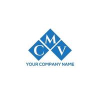 CMV letter logo design on WHITE background. CMV creative initials letter logo concept. CMV letter design. vector