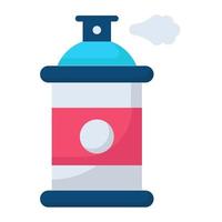 spray flat icon , photography and digital art flat vector design