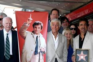 LOS ANGELES, JUL 25 - Dabney Coleman, Dick van Dyke at the Peter Falk Posthumous Walk of Fame Star ceremony at the Hollywood Walk of Fame on July 25, 2013 in Los Angeles, CA photo