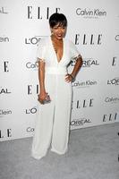 LOS ANGELES, OCT 21 - Meagan Good at the Elle 20th Annual Women In Hollywood Event at Four Seasons Hotel on October 21, 2013 in Beverly Hills, CA photo