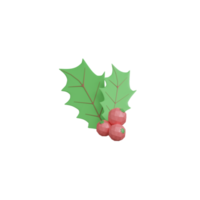 3d isolierte dinge über weihnachten png