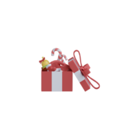 3d cosas aisladas sobre navidad png