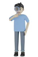 3D-Mann, der Aktivität macht png