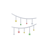 3d coisas isoladas sobre o natal png